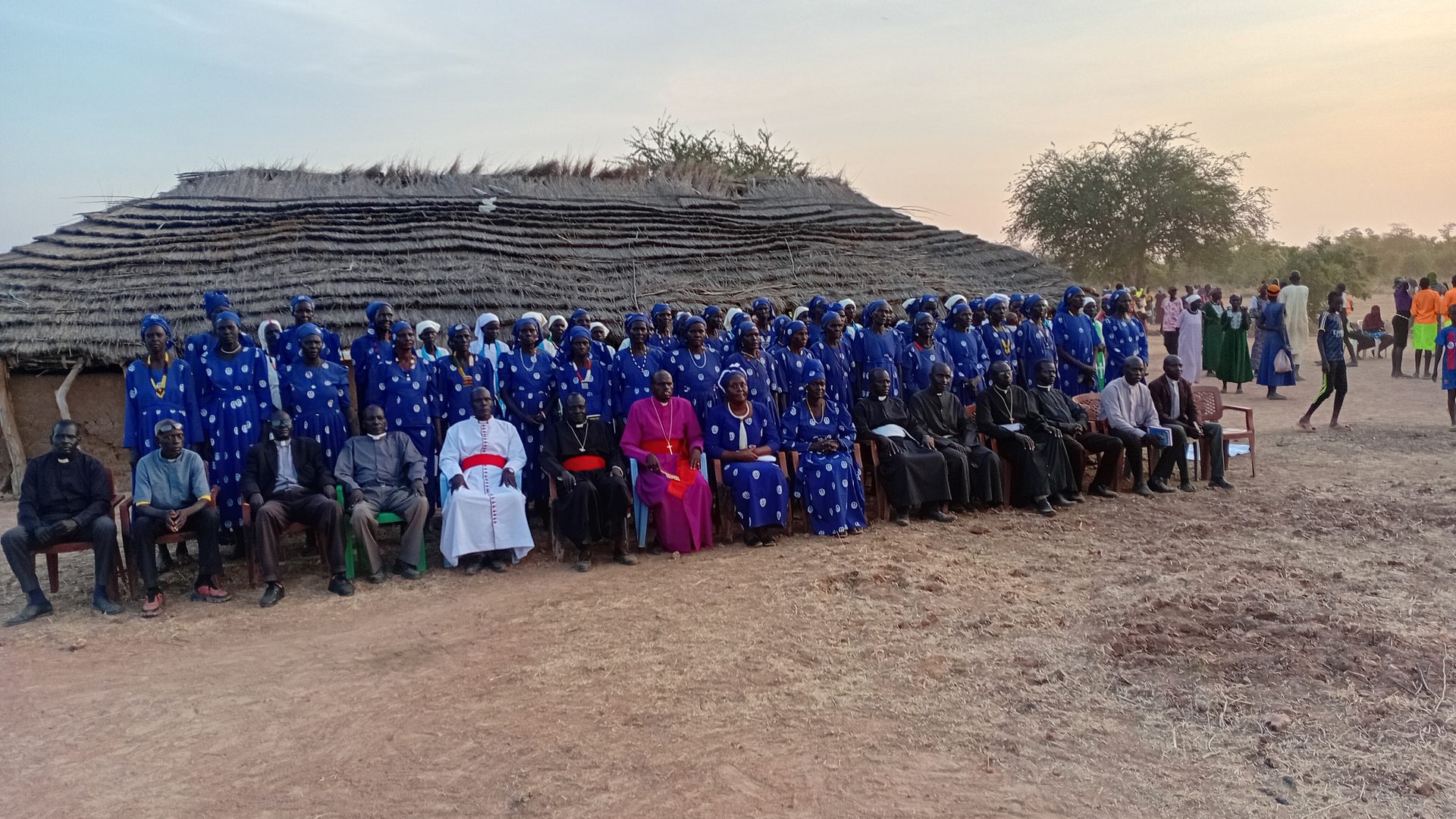 Diocese elders and clergy gathered for a group portrait